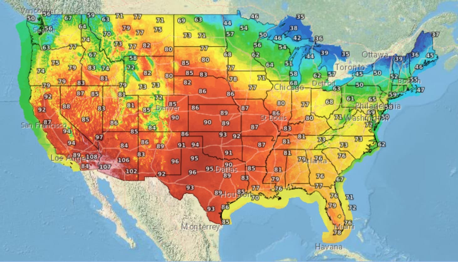 March 2026 heatwave shatters US temperature records with 112°F reading in California